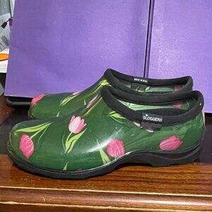 NEW Sloggers Tulips Waterproof Garden Shoe with Comfort Insole